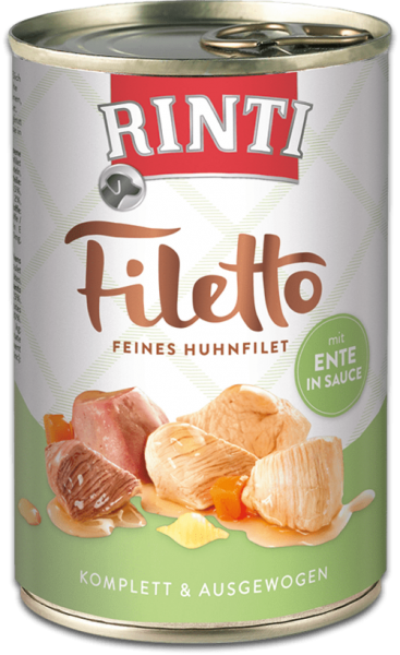 Rinti Filetto Jelly | Huhn und Ente | Hundefutter