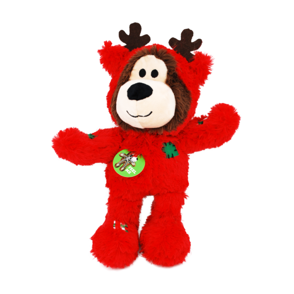 KONG ® Knots Holiday Wild Knots Bear | Größe S/M | Hundespielzeug