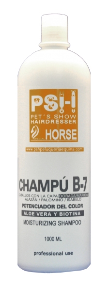 PSH Shampoo B7 Aloe + Biotina für braune Pferde
