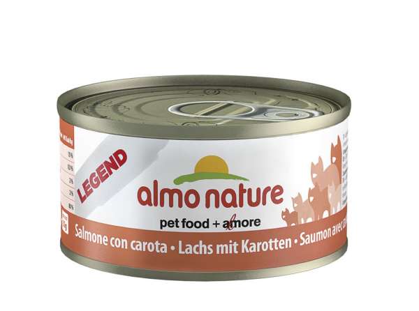 Almo Nature Legend | mit Lachs &amp; Karotten | 24x 70g