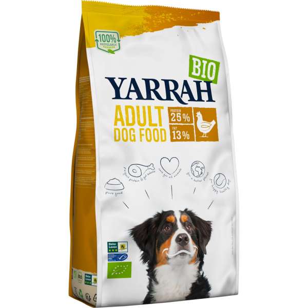 Yarrah Dog BIO Adult | mit Bio-Huhn | Hundefutter