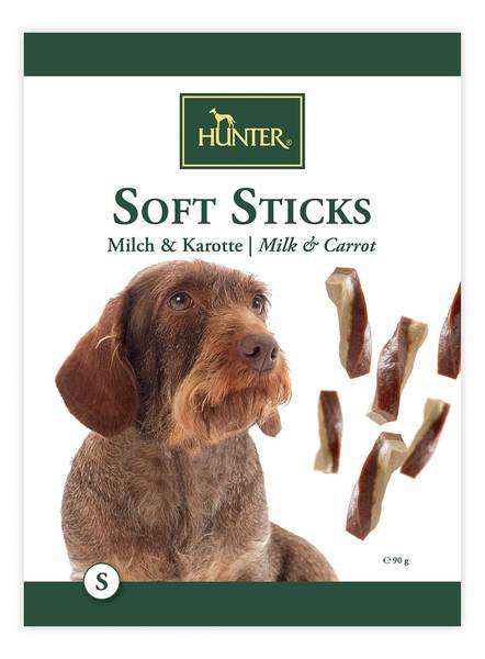Hunter Soft Sticks | Milch &amp; Karotte | 90g Hundesnack