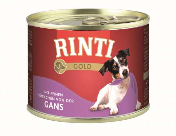 Rinti Gold | mit Gans | 12x185g Hundefutter