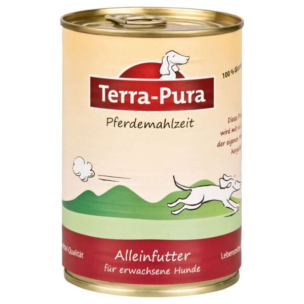 Terra-Pura | Pferdemahlzeit, Fleisch nicht Bio | Glutenfreies Hundefutter