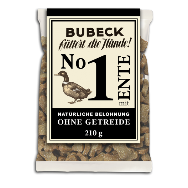 Bubeck | No 1 Ente | gebackene Hundekuchen | 210g