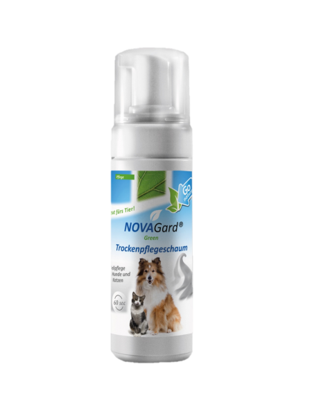 NovaGard Green® Trockenschaumpflege | für Hunde &amp; Katzen | 200 ml