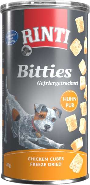 Rinti Bitties | mit Huhn Pur | 30 g Hundesnacks