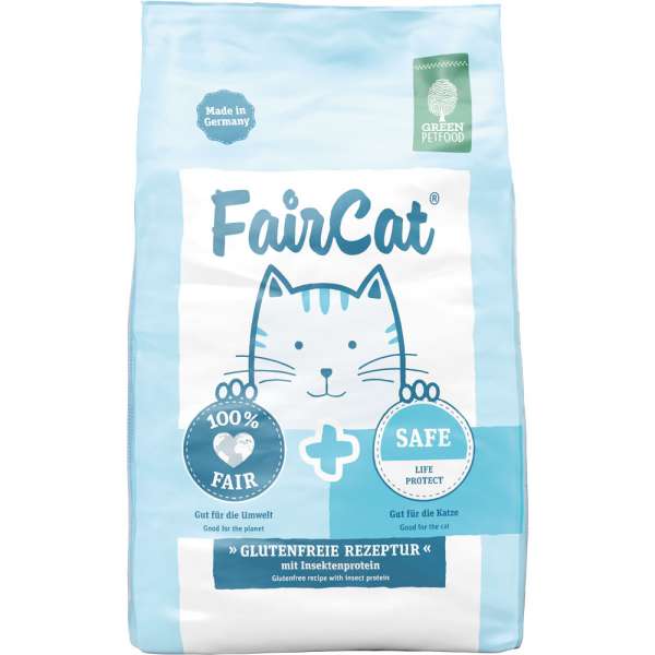 Green-Petfood FairCat Safe | mit Huhn &amp; Insekten | 7,5kg Katzentrockenfutter