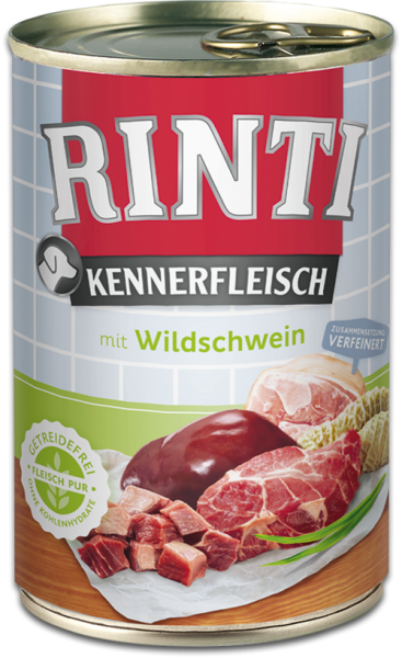 Rinti Kennerfleisch | mit Wildschwein | Hundefutter