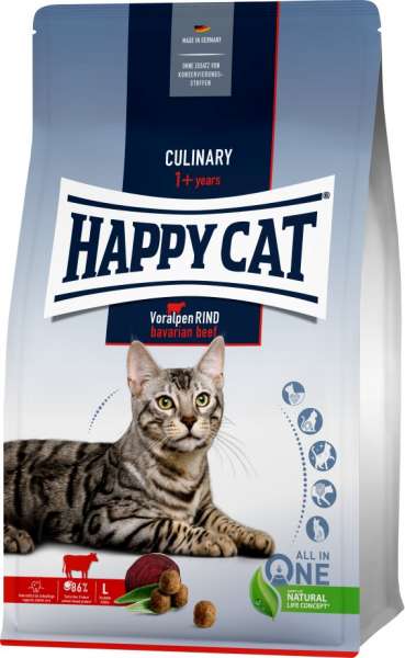 Happycat | mit Voralpen-Rind | Katzenfutter
