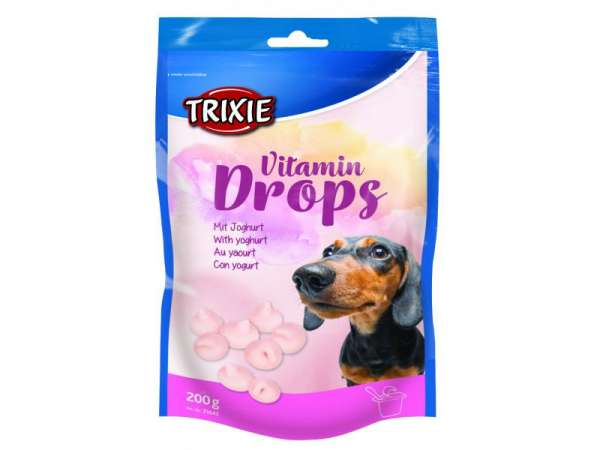 Trixie Vitamin Drops mit Joghurt | 200g Hundesnack