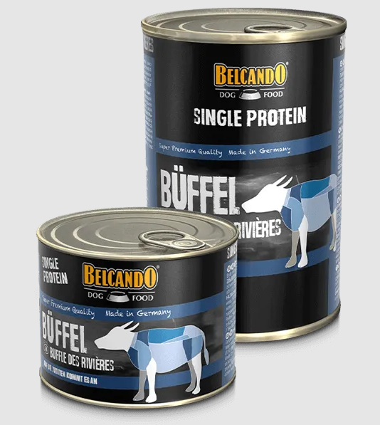 Belcando Single Protein | mit Büffel | 6 Dosen Hundefutter