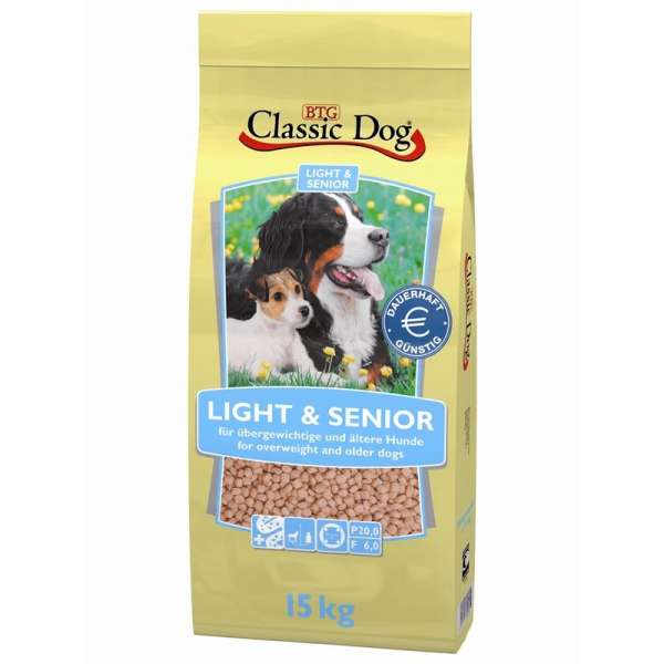 Classic-Dog Light Senior | 15 kg Hundefutter