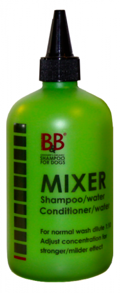 B&amp;B Mixflasche | einfaches Mischen zur Verdünnung von Shampoo