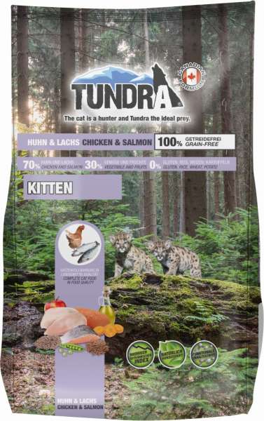 Tundra Cat Kitten | mit Huhn &amp; Lachs | Katzenfutter