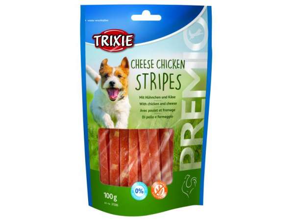 Trixie PREMIO Cheese Chicken Stripes | 100g Hundesnacks