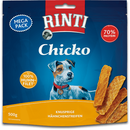 Rinti Extra Chicko | Mega Pack Huhn | 500g Hundesnack