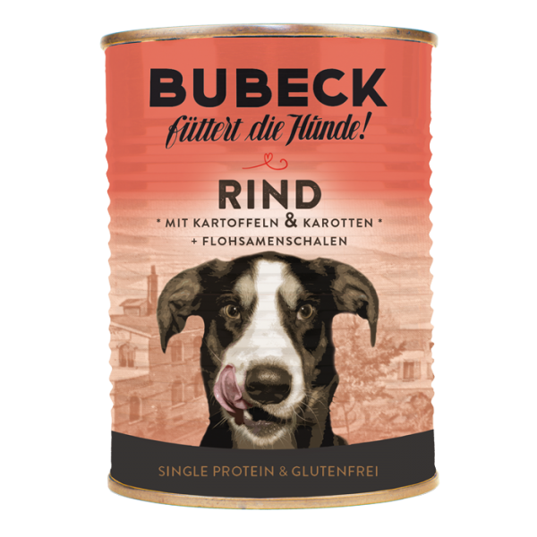 Bubeck | mit Rind, Kartoffeln, Karotten &amp; Flohsamenschalen