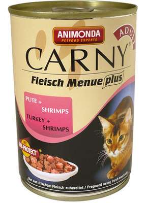 Animonda Carny Adult Cat | mit Rind, Pute &amp; Shrimps