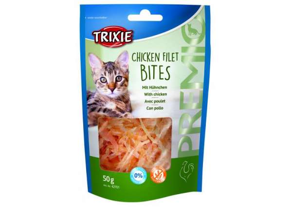 Trixie PREMIO Chicken Filet Bites | 50g Katzensnack
