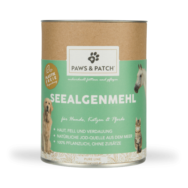 Paws &amp; Patch Seealgenmehl | für Hunde, Katzen &amp; Pferde | Nahrungsergänzung