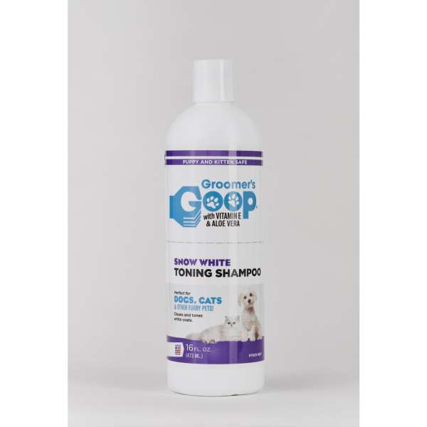 Groomers Goop SNOW WHITE Shampoo | 473ml für Hunde &amp; Katzen