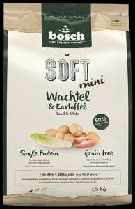 Bosch Mini Soft | mit Wachtel &amp; Kartoffeln | 2.5 kg