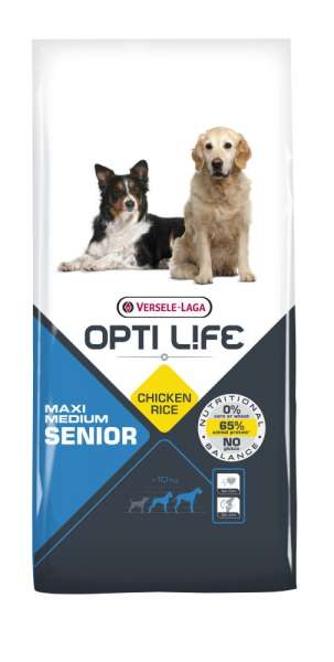 Opti Life Senior Dog | mit Huhn &amp; Reis | 12.5 kg