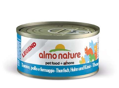 Almo Nature Legend | mit Thunfisch, Huhn &amp; Käse | 24x 70g