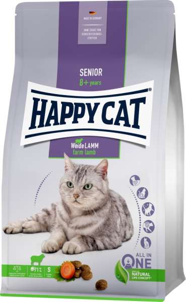 HappyCat Senior | mit Weide Lamm | Katzenfutter