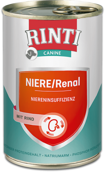 Rinti Canine | Niere Renal mit Rind | Hundefutter
