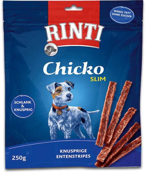 Rinti Extra Chicko Slim | Ente | 6x250g Hundesnack