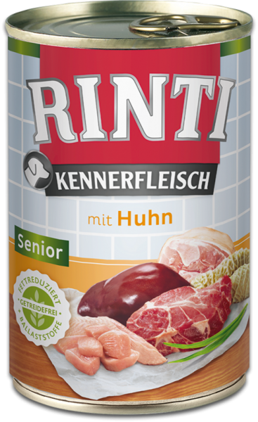 Rinti Kennerfleisch Senior | mit Huhn | Hundefutter