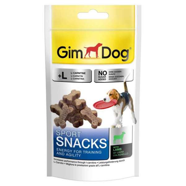 Gimborn Gimdog Sportsnacks Mini-Knochen | Lamm | 60g Hundesnack