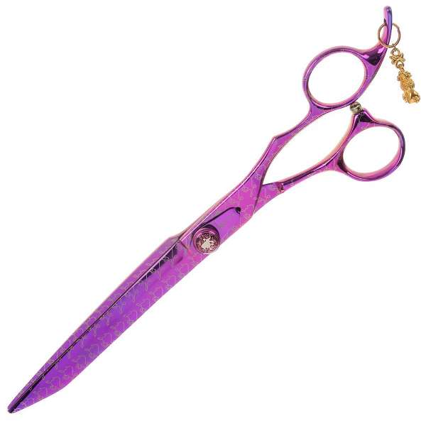 Kenchii Pink Poodle Scissor | 8&#039;&#039; gebogene Schere