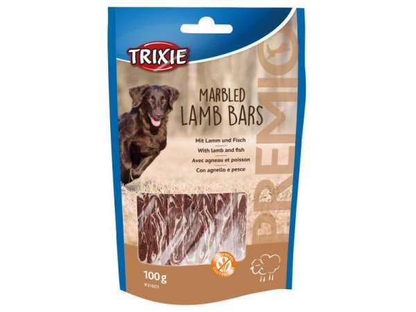 Trixie PREMIO Marbled Lamb Bars | 100g Hundesnack