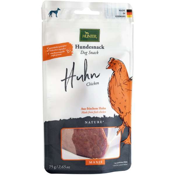 Hunter Nature Maxis | Huhn | 75g Hundesnack