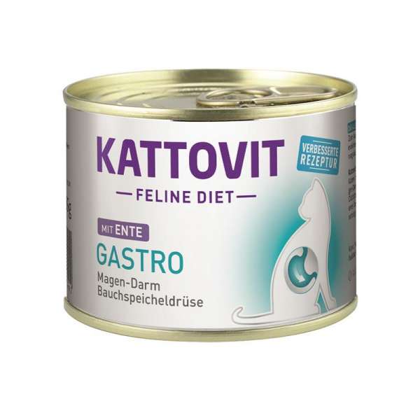 Kattovit Gastro | mit Ente | 12x185g Katzenfutter