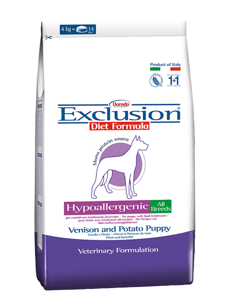 Exclusion Hypoallergenic Puppy | mit Wild &amp; Kartoffeln | 3 kg Hundefutter