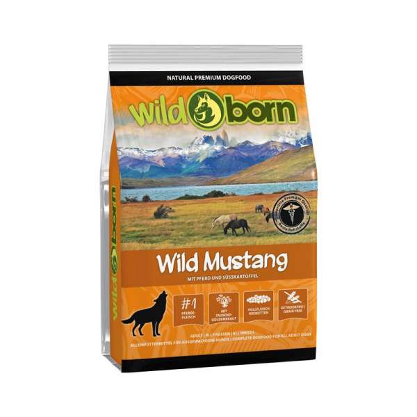 Wildborn Wild Mustang | mit Pferd, Süßkartoffeln &amp; Aroniabeeren
