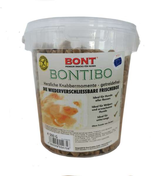 Bont Bontibo - Herzliche Knabbermomente | 500 g Hundesnacks