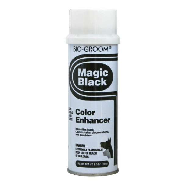 Bio Groom Magic Black | 184g Color Enhancer Puderspray