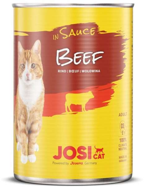Josera JosiCat Beef in Sauce | mit Rind | 12x 415g Katzenfutter