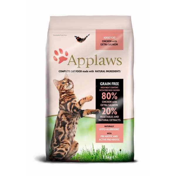 Applaws Adult Cat | mit Huhn &amp; Lachs | getreidefreies Katzenfutter