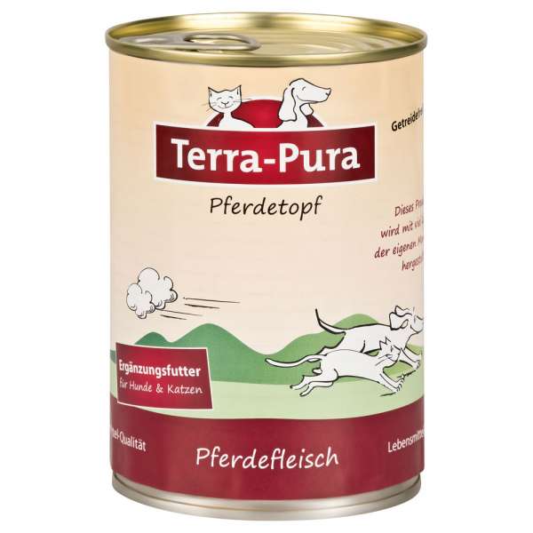 Terra-Pura Pferdetopf | Hunde &amp; Katzen Ergänzungsfutter