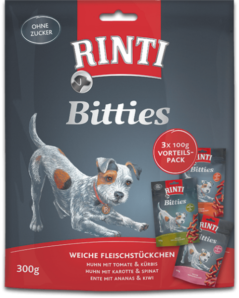 Rinti Bitties Multipack | Hundesnacks 3x100g