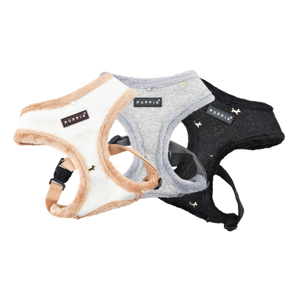 Puppia Gia Harness A Melange Grey Large 